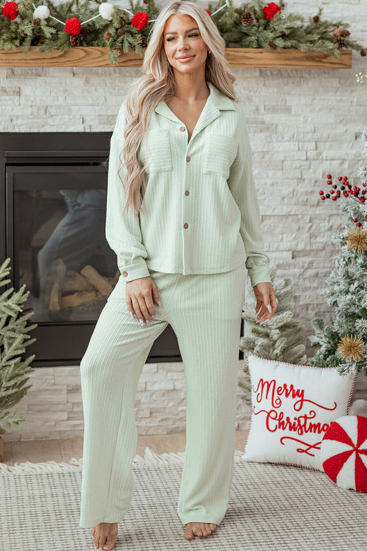 Threaded Pear Aspen Textured Patched Set