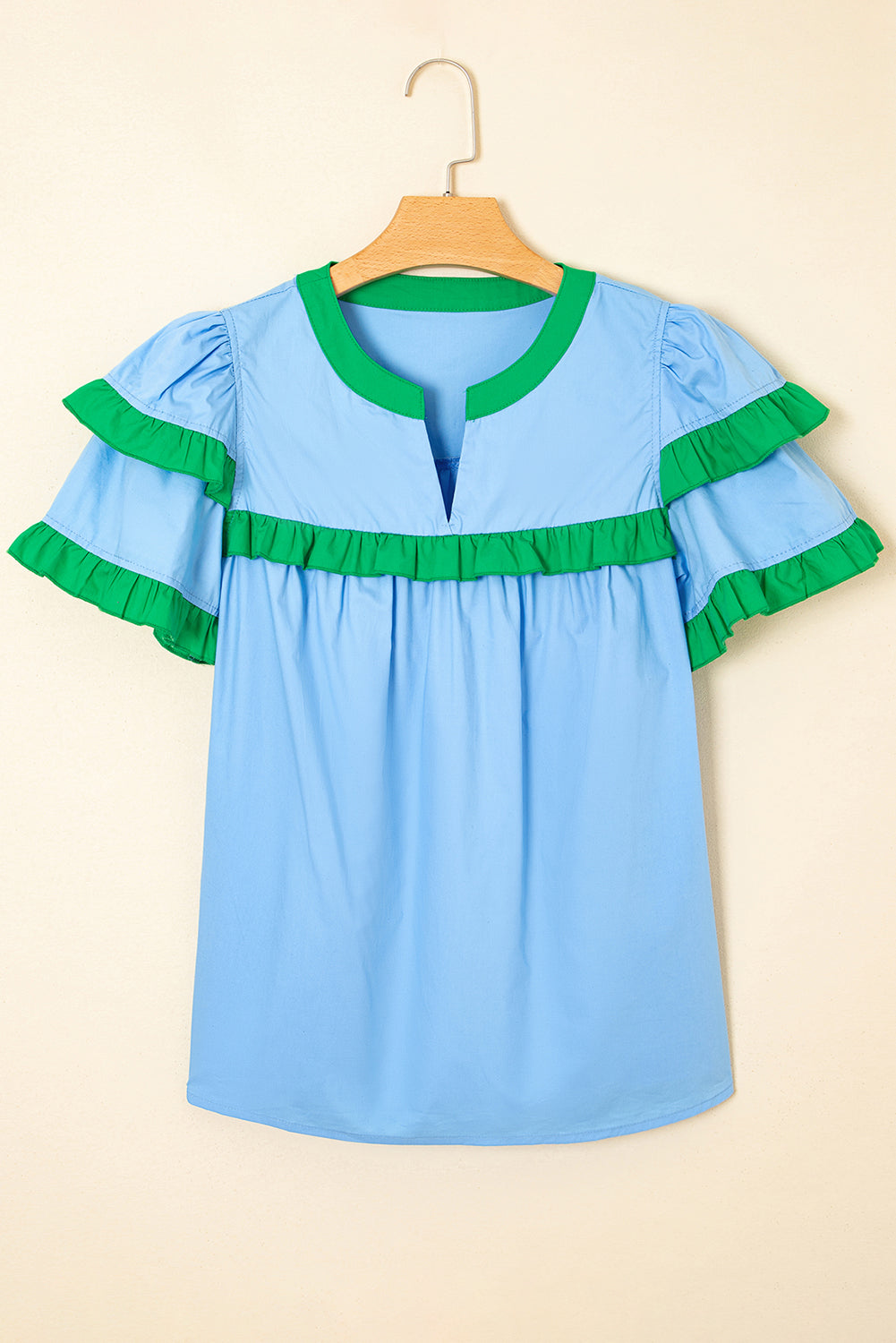 Threaded Pear Lilly Short Sleeve Blouse