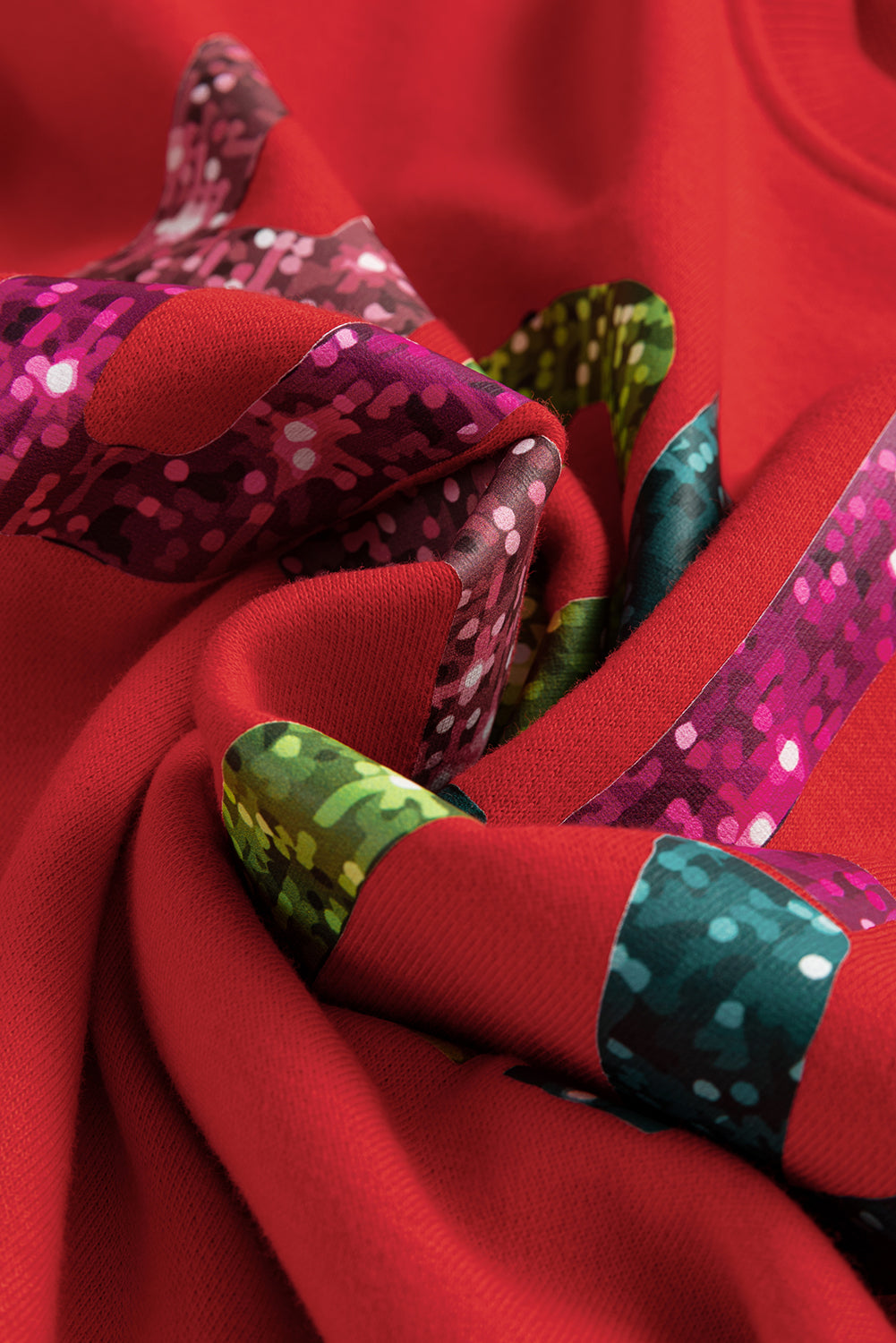 Threaded Pear Junora Jolly Printing Christmas Pullover