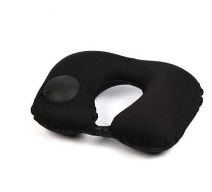 Portable U-Shape Inflatable Travel Pillow