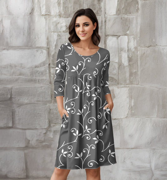 Grey and White-