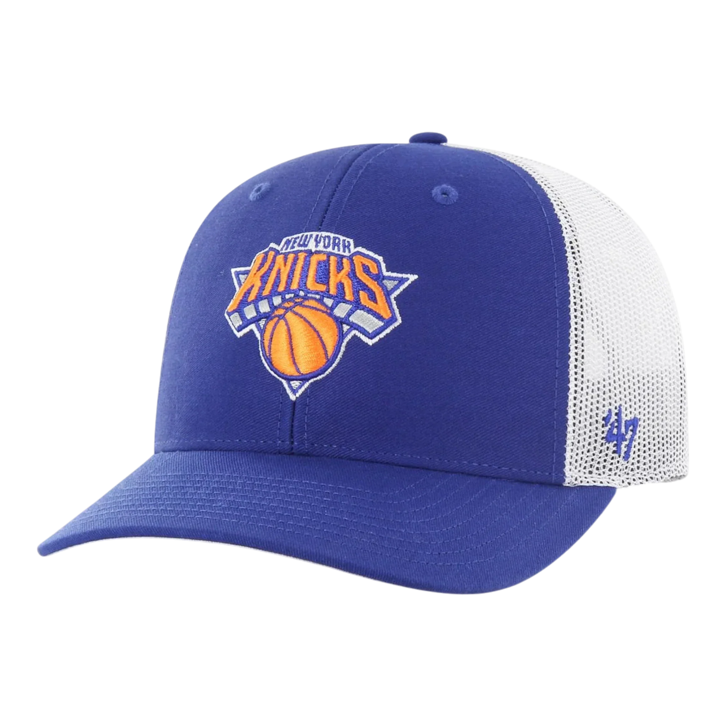 47 Brand New York Knicks Trucker Snapback Hat Royal