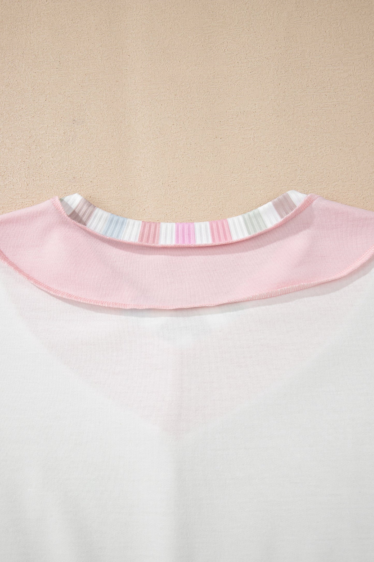 Threaded Pear Promise Color Block Loose Long Sleeve Top