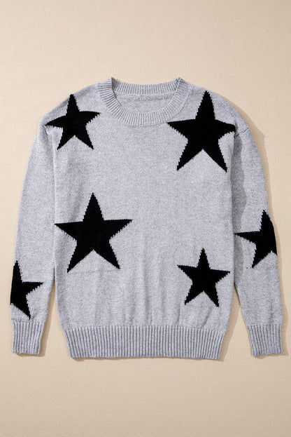 Threaded Pear Alani Star Pattern Sweater