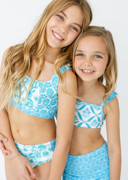 Girls Rosebay 3-Piece Short Sleeve Rashguard Set