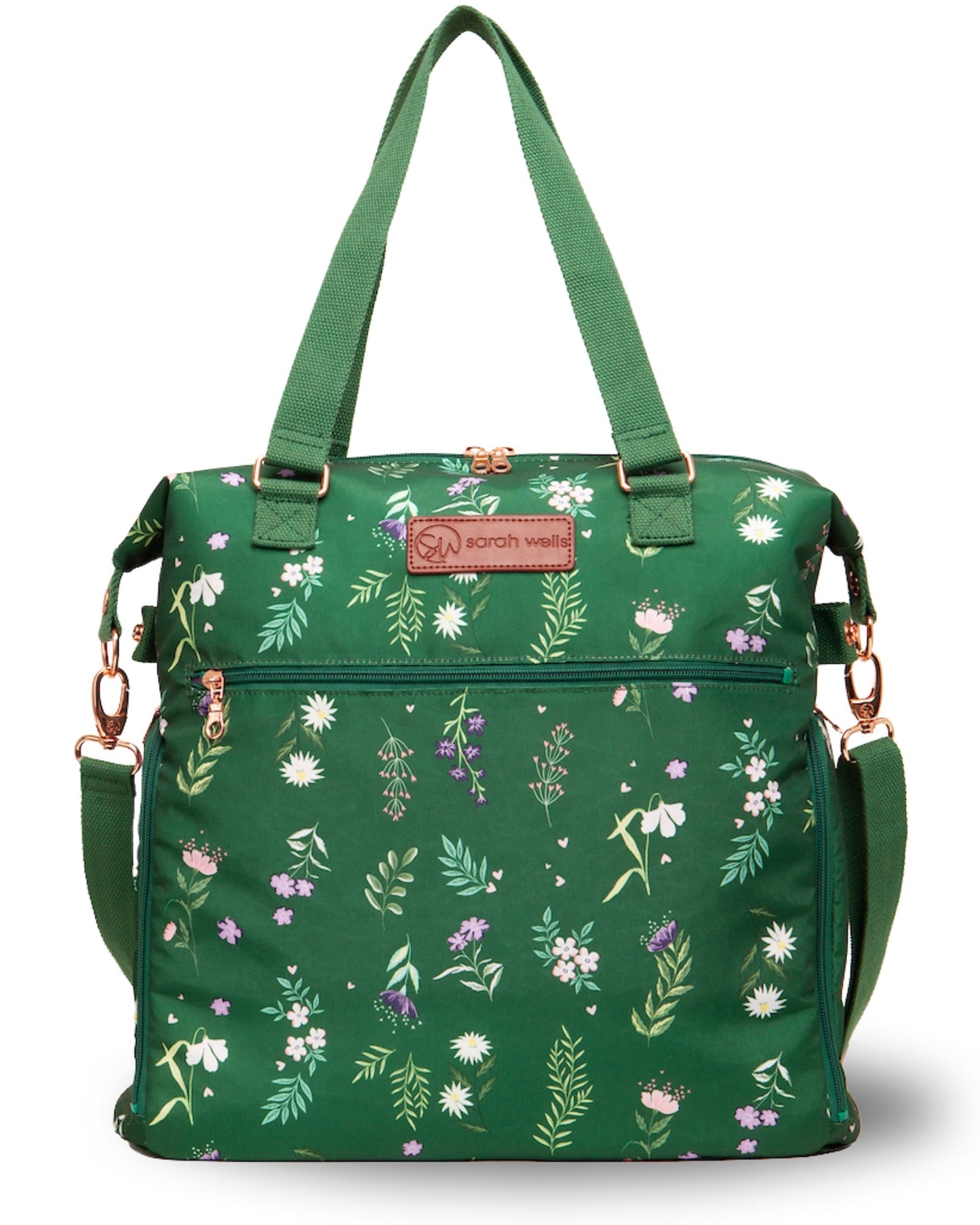 Sarah Wells Lizzy Breast Pump Tote – Lightweight, Easy-Clean Bag with Insulated Pocket, Laptop Sleeve & Side Storage – Fits Pumps & More