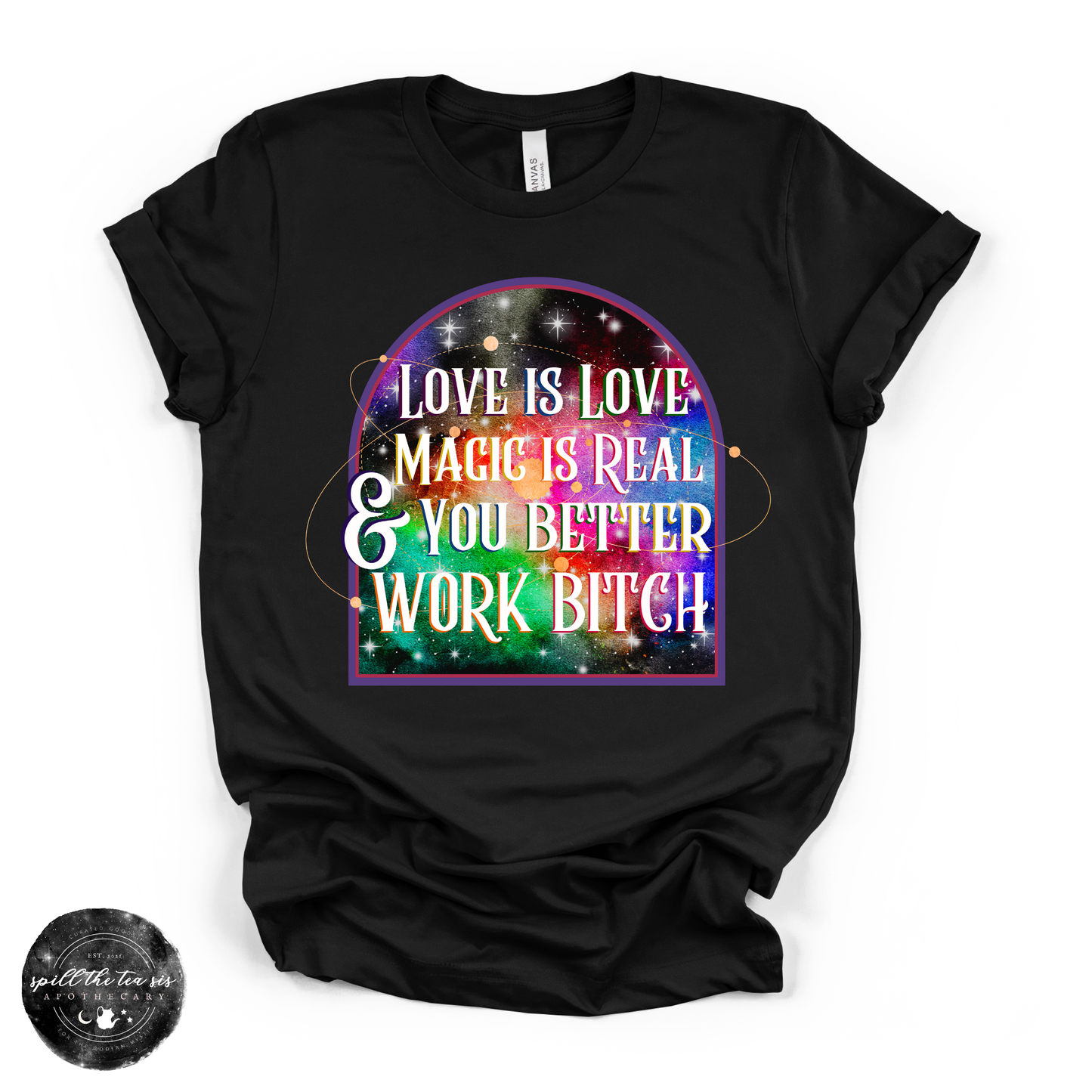 Love is Love, Magic is Magic Tee | Inclusive Witchy Graphic T-Shirt