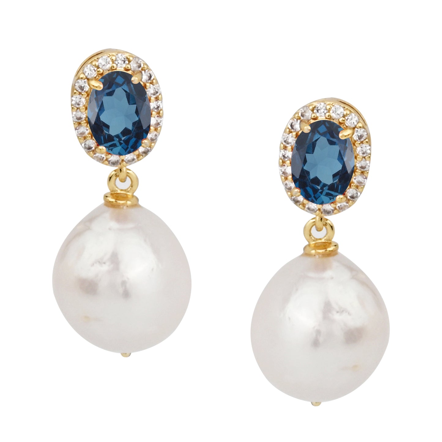 Blue, White-