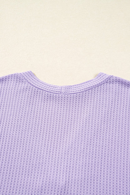 Threaded Pear Rosie Waffle Knit Front PLUS Cardigan