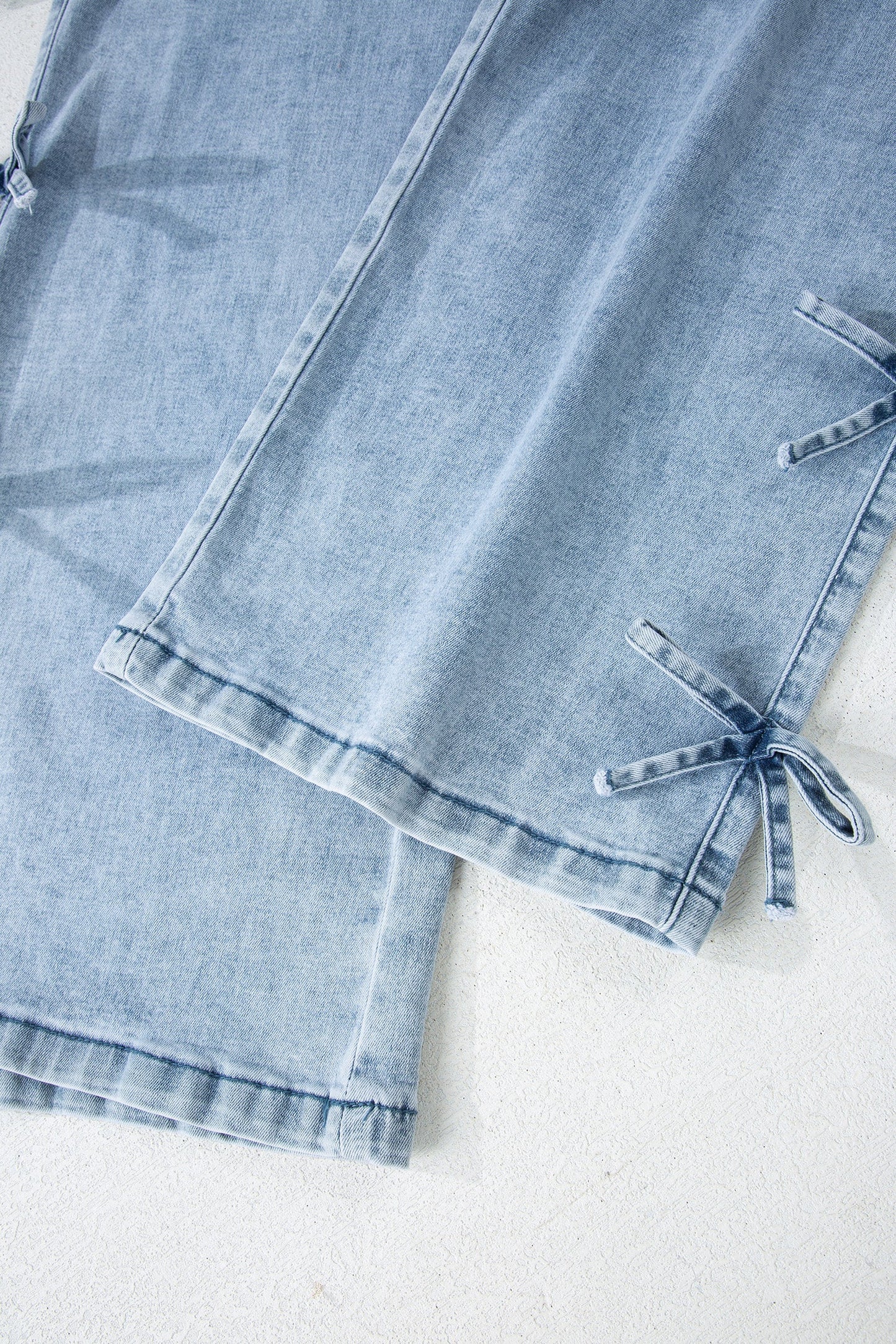 Threaded Pear Maryam Straight Leg Loose Jeans