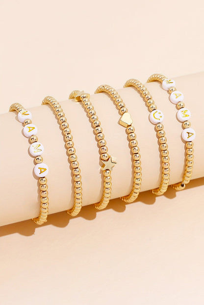 Milana Plated Beaded Bracelet Set