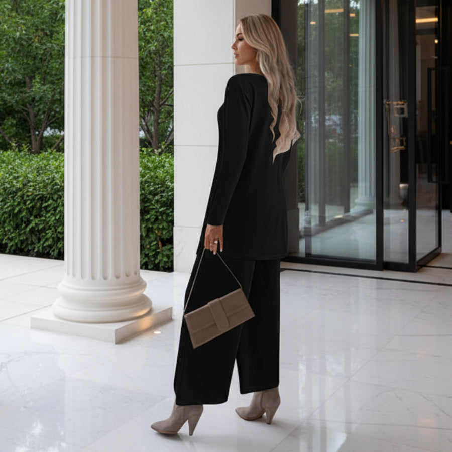 Women's 3-Piece Longline Duster Cardigan