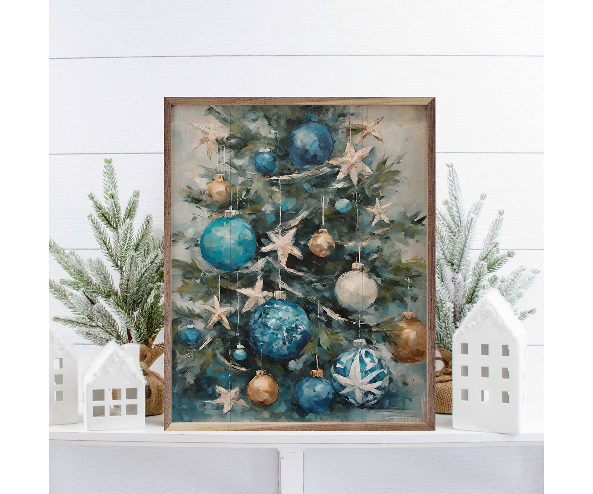 Kendrick Home Starfish Holiday Tree
