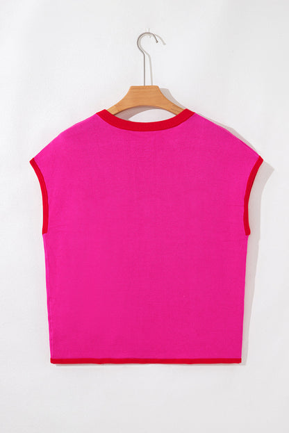 Threaded Pear Judith Sleeve Loose Knit Sweater