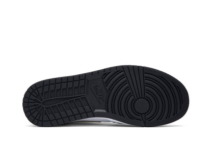 Air Jordan Men's Retro 1 Mid 'Patent Black White Gold' Sneakers
