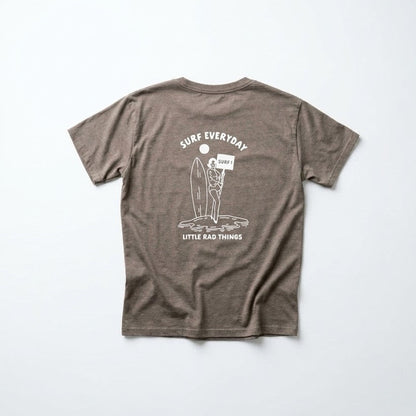 Surfs up Girl Tee - Gray