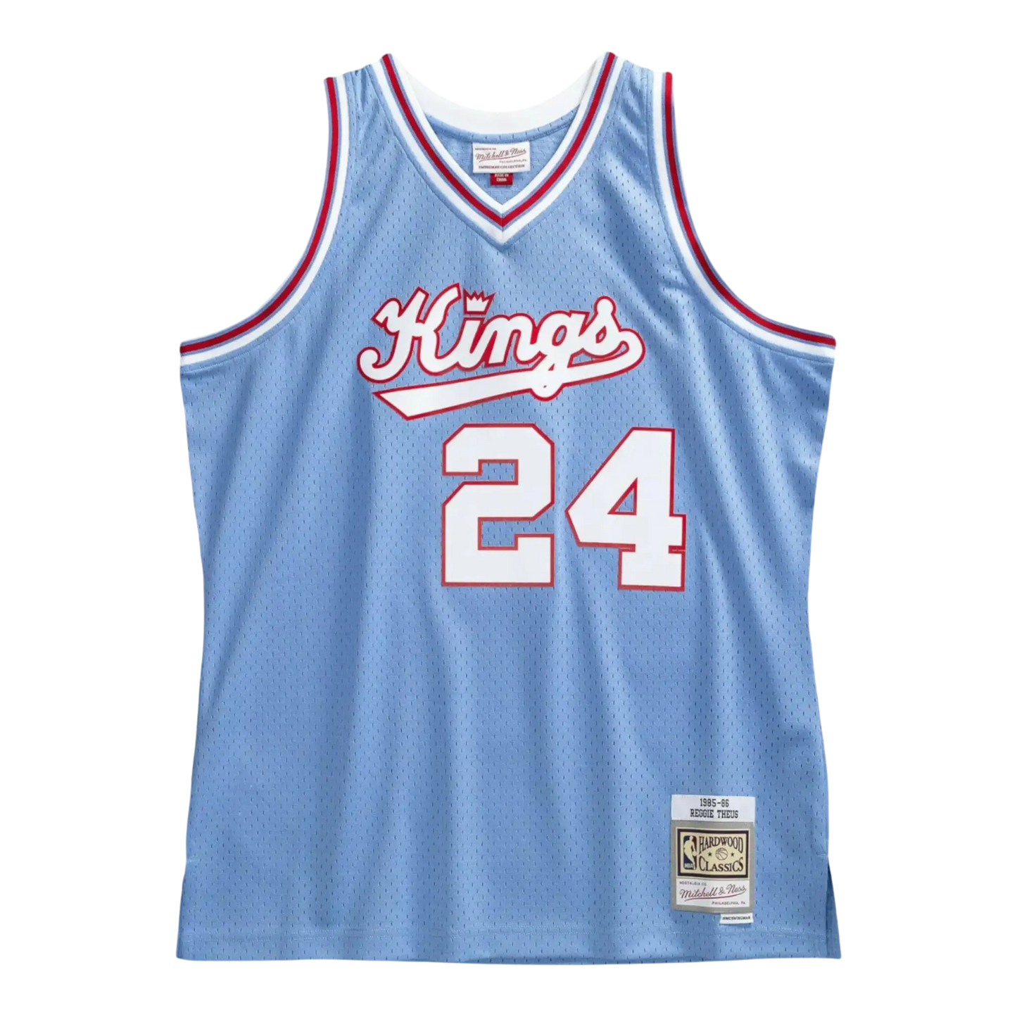 Mitchell & Ness Sacramento Kings 1985-86 Reggie Theus Men Jersey Powder Blue