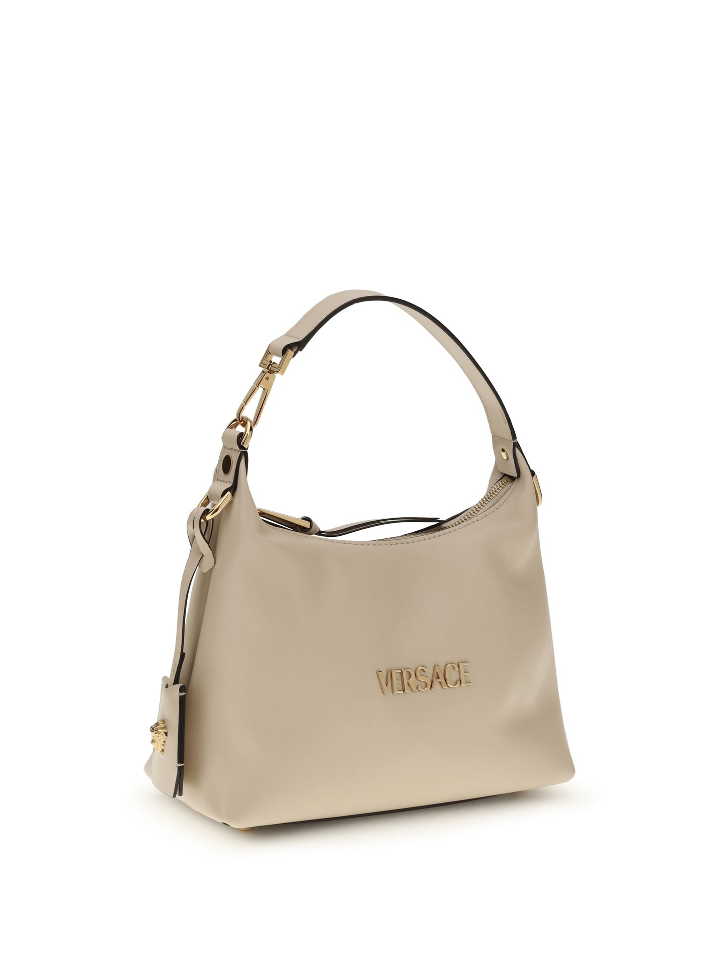 Hobo Handbag Cream/Gold