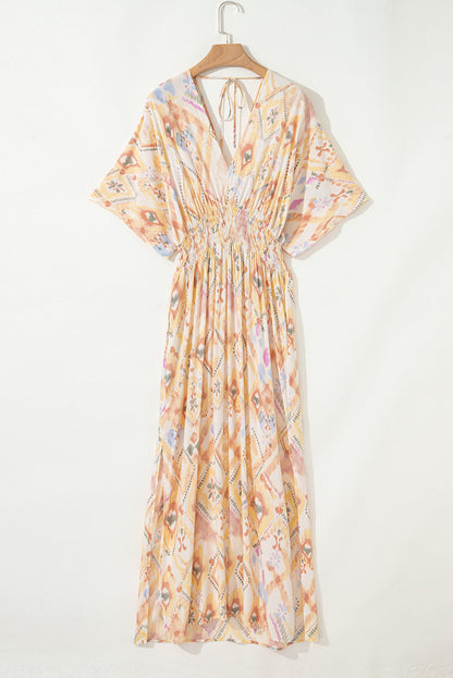Threaded Pear Logan High Waist Maxi Dress
