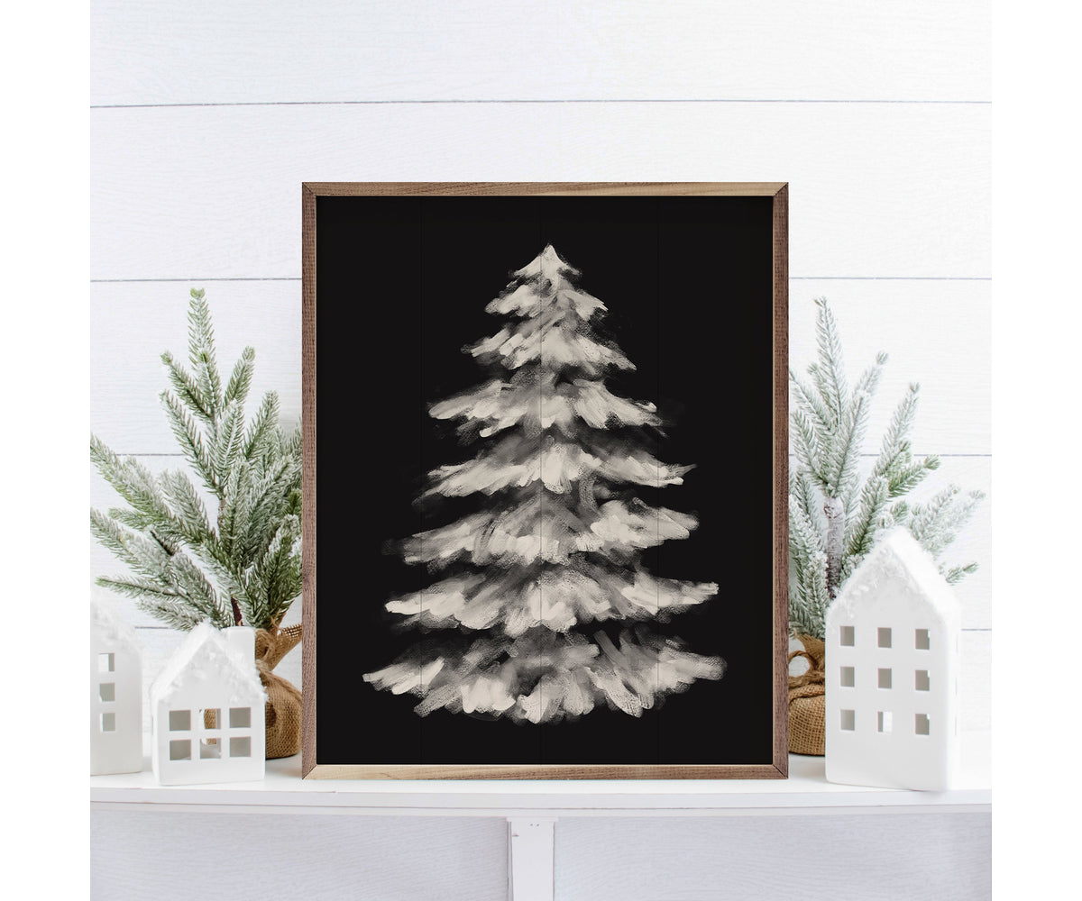 Kendrick Home Moody Christmas 2 Tree By Emily Wood