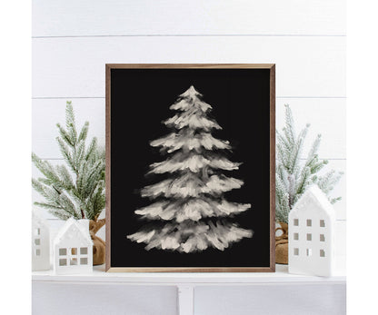 Kendrick Home Moody Christmas 2 Tree By Emily Wood