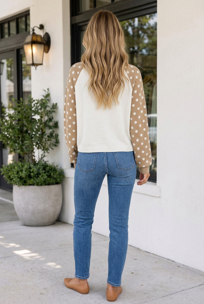 Threaded Pear Ameliah Long Sleeve Sweater Long Sleeve Top