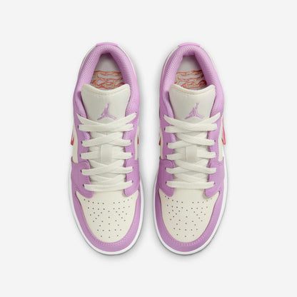 [hj5961-500] Grade School Air Jordan Retro 1 Low Se Fem 'peanut Butter & Jelly'