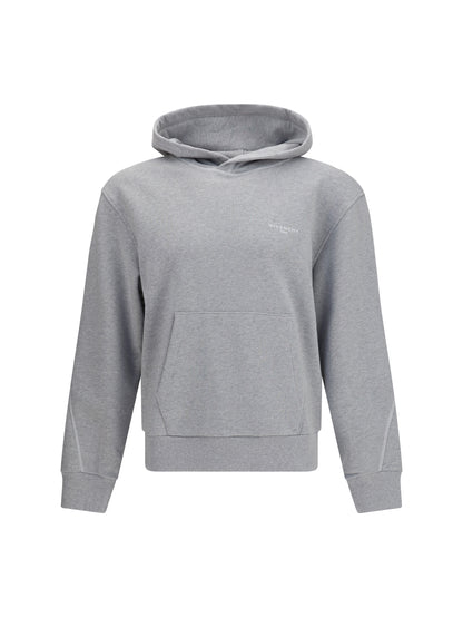Cotton Hoodie Light Grey Melange