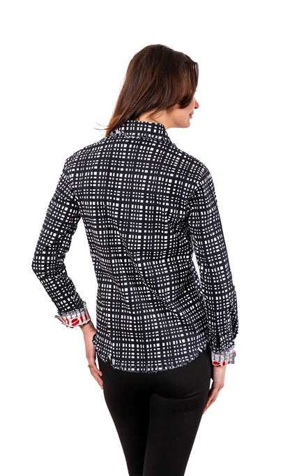 Black White Grid Cape Cod