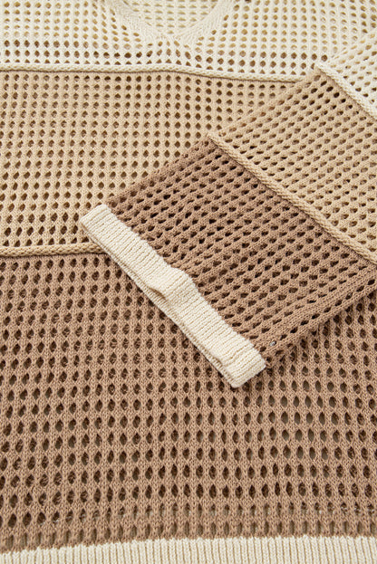 Threaded Pear Icelynn Knit Hooded Jumper PLUS Sweater