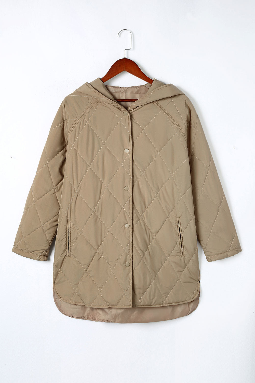 Threaded Pear Amelia Snap Hooded Puffer Coat