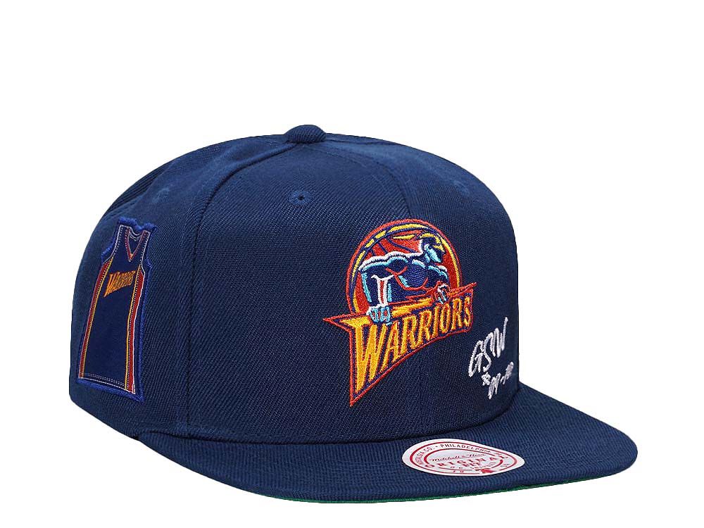 Men's Mitchell & Ness NBA Jersey Love Snapback Hwc Warriors - Blue