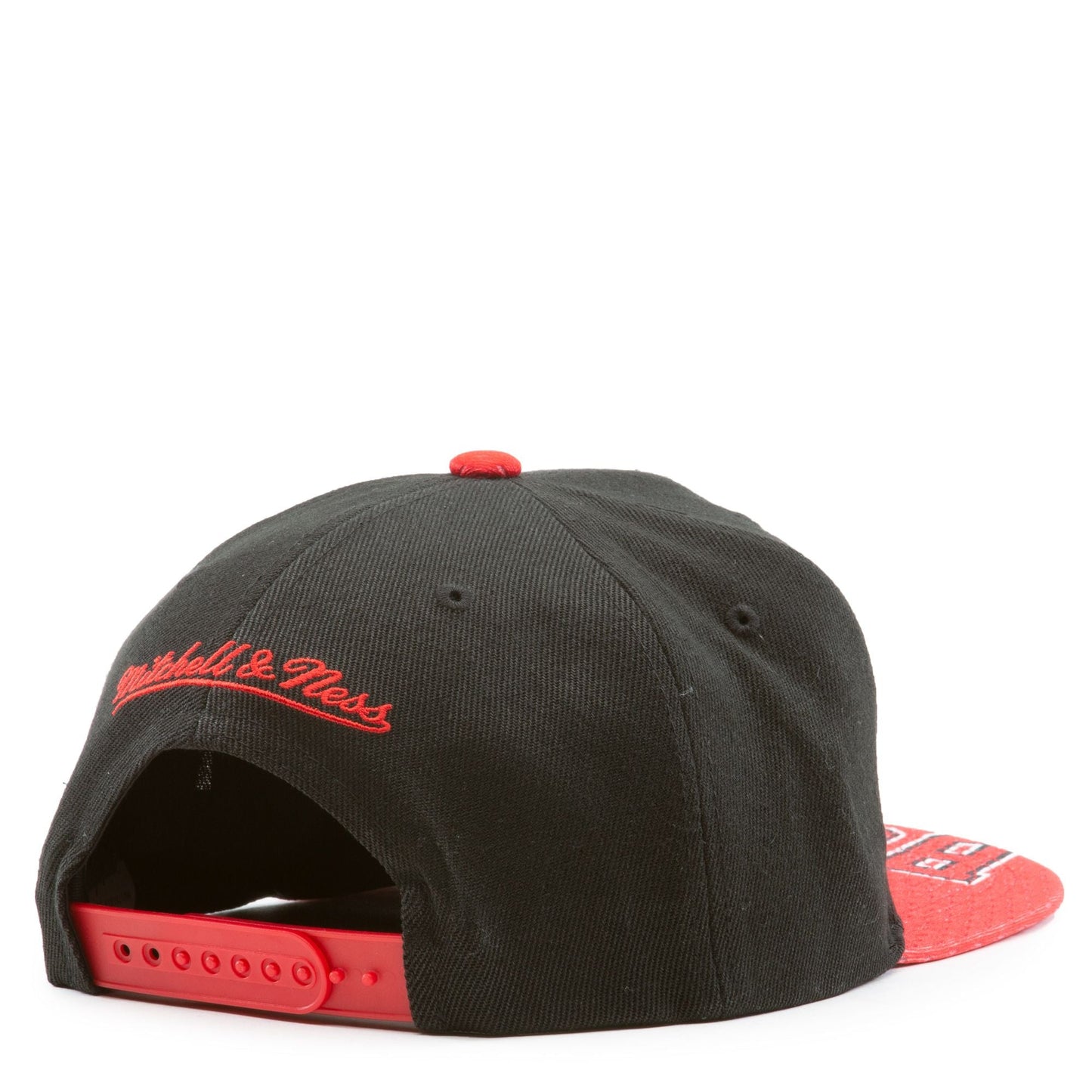 Men's Mitchell & Ness NBA Snapshot Snapback Bulls - Black-Red