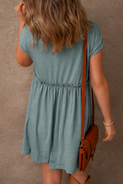 Threaded Pear Daniela Gathered Seam T Shirt