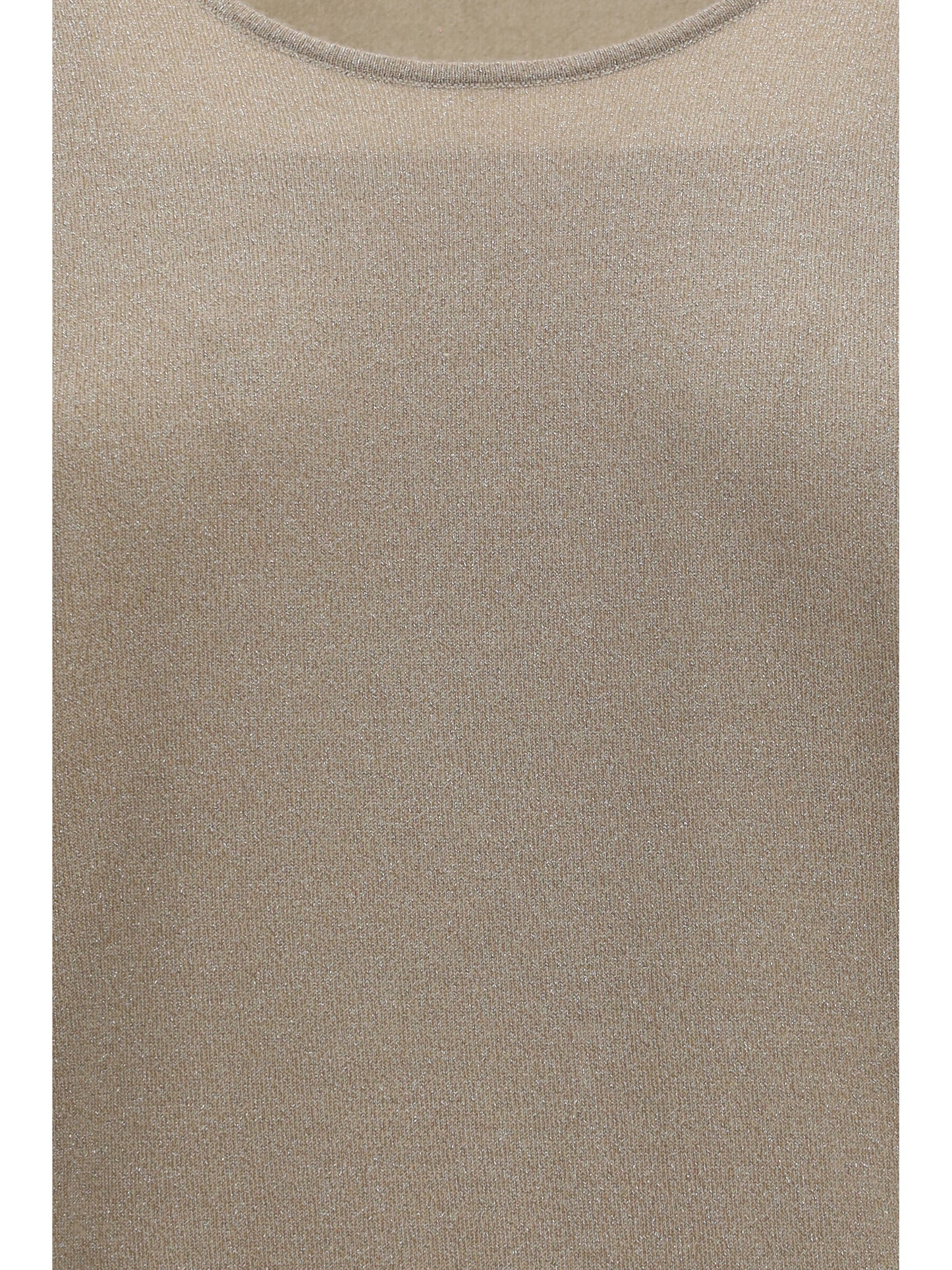 Tank Top Luminous Knit Brown