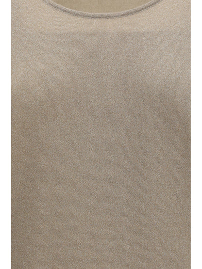 Tank Top Luminous Knit Brown