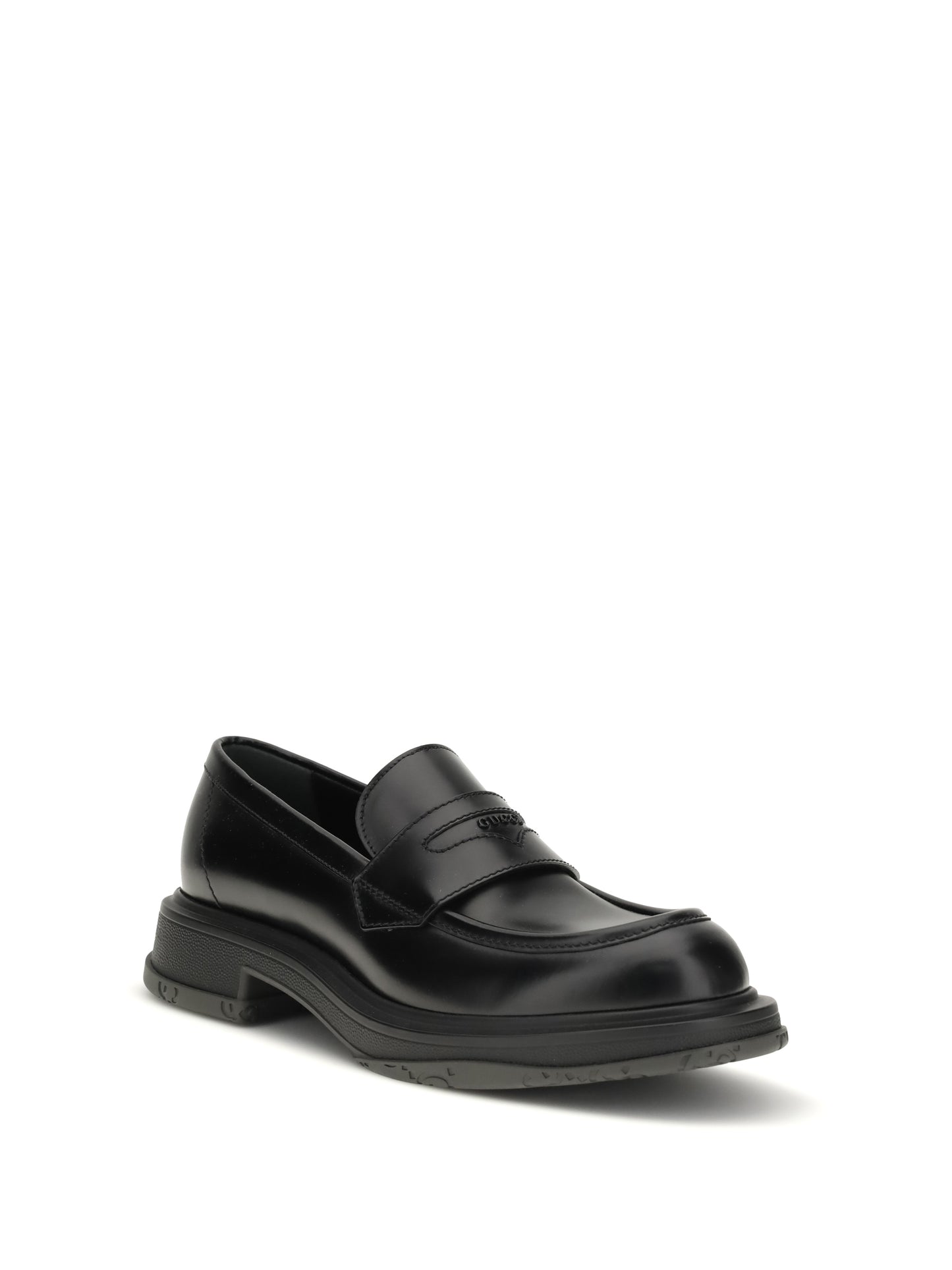 Loafers in Black Calf Leather
