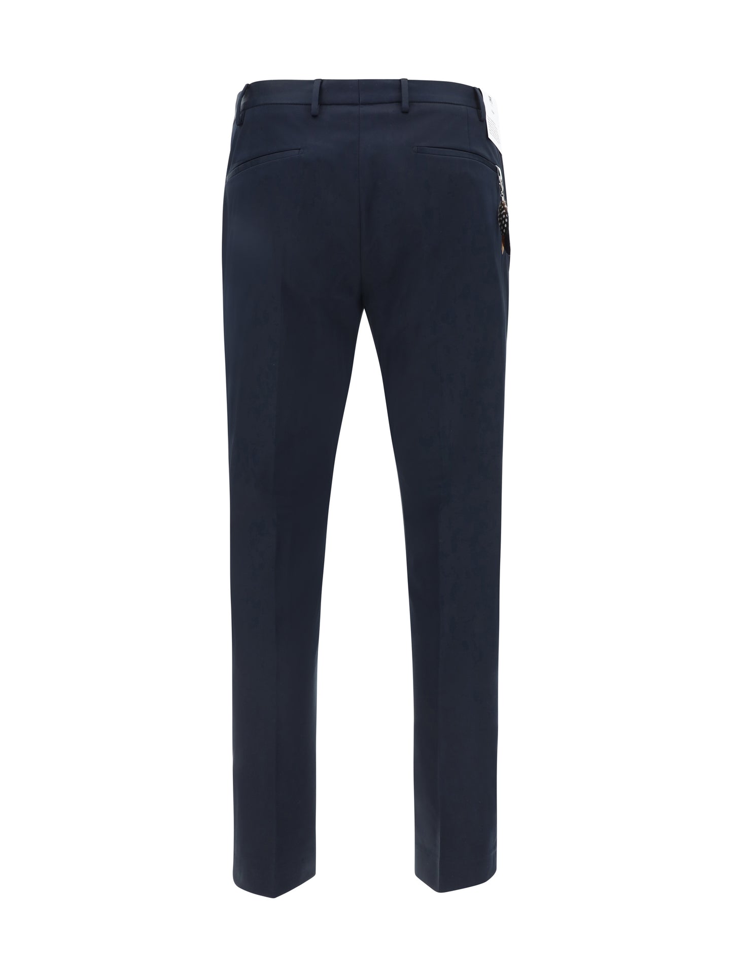 Cotton Trousers Navy