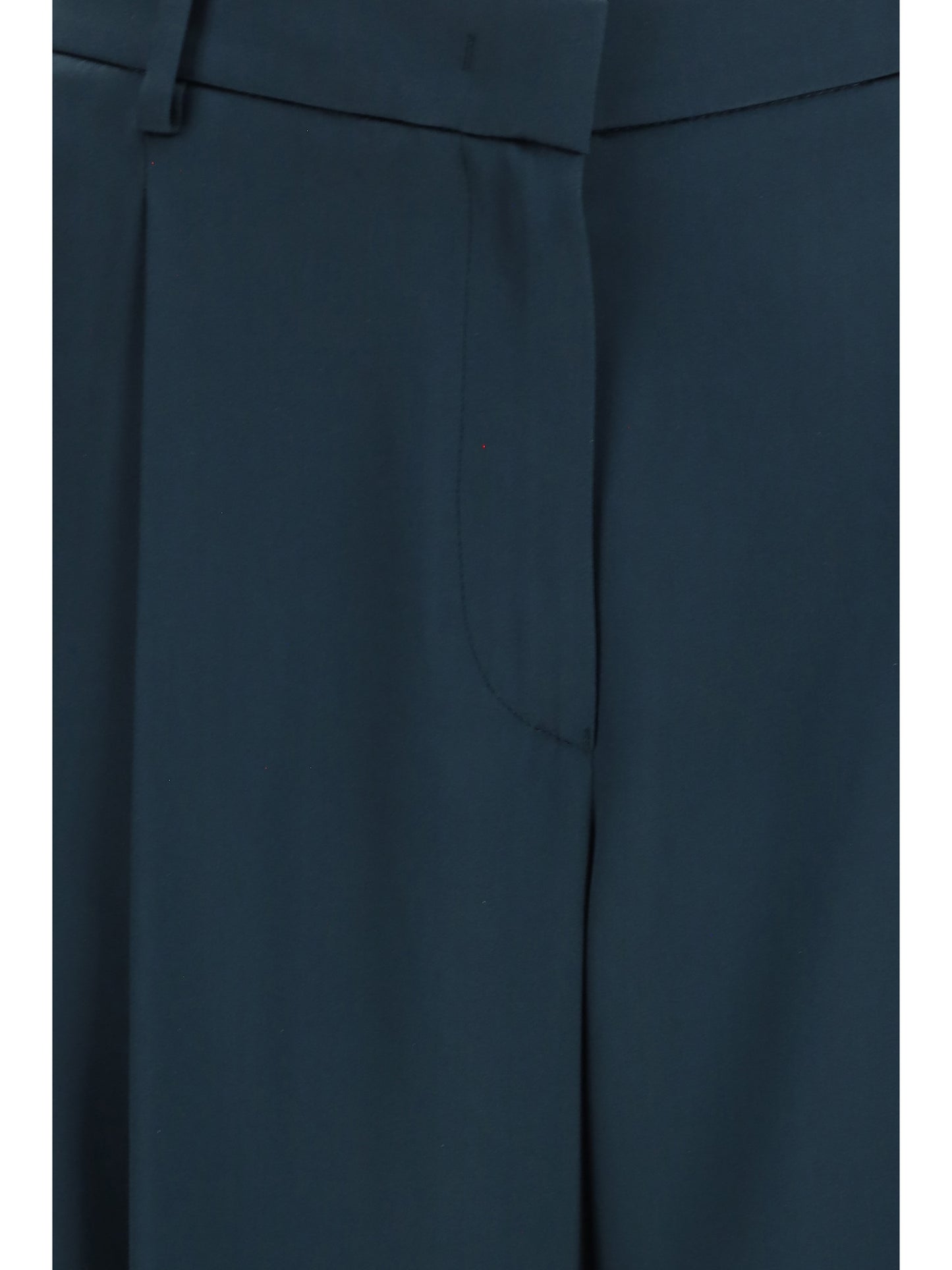 Pants Pleated Silk Sea Moss