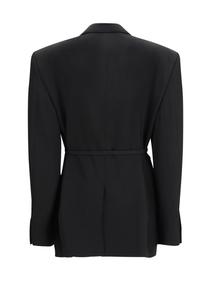 Tailored Jacket Barathea Wool Black