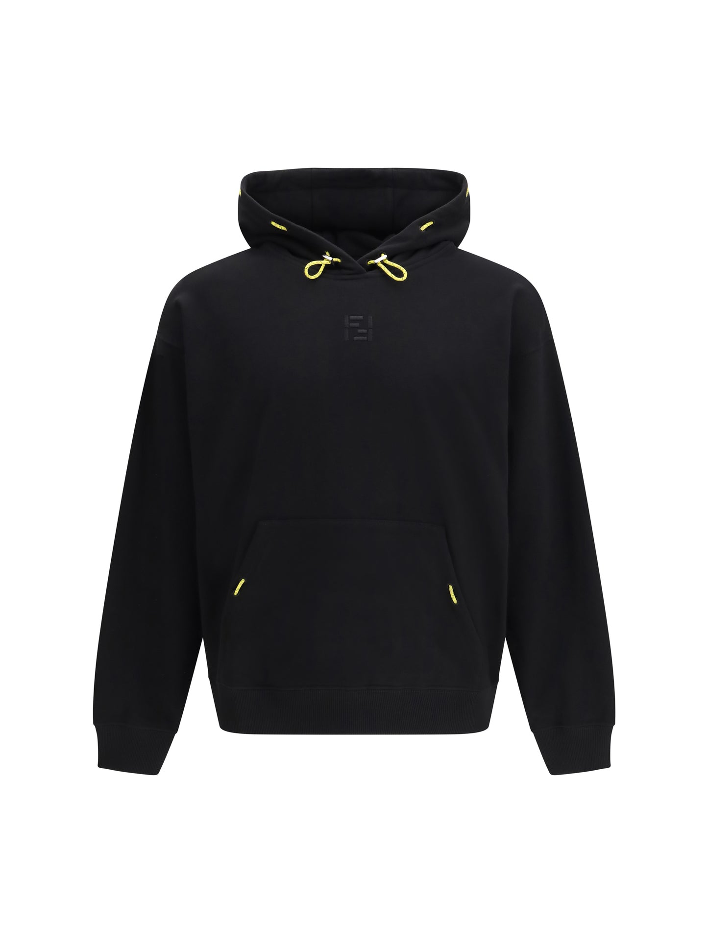 Hooded Cotton Sweatshirt Black