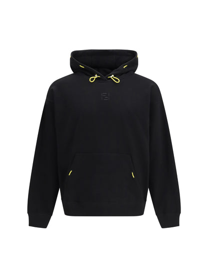 Hooded Cotton Sweatshirt Black