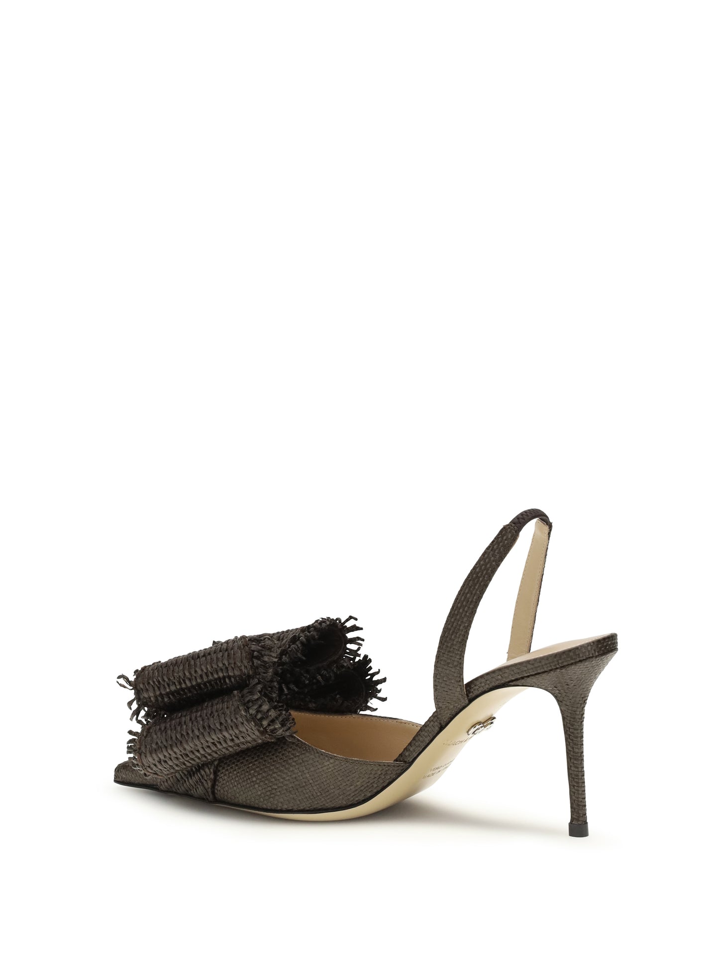 Pumps Le Cadeau Mocha Raffia