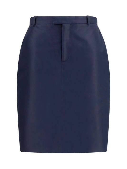 Skirt Silk Faille Ink