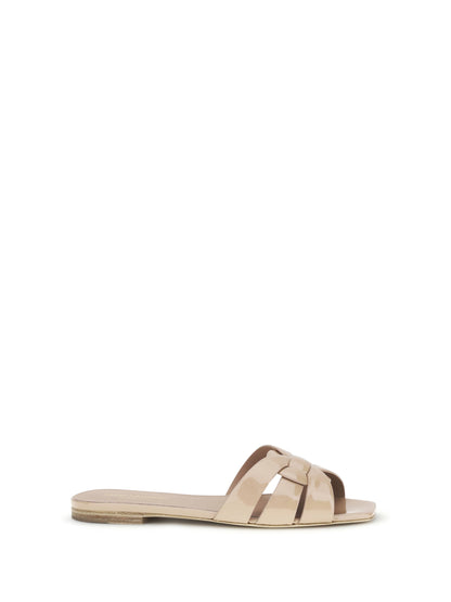 Sandals Tribute Patent Leather Nude