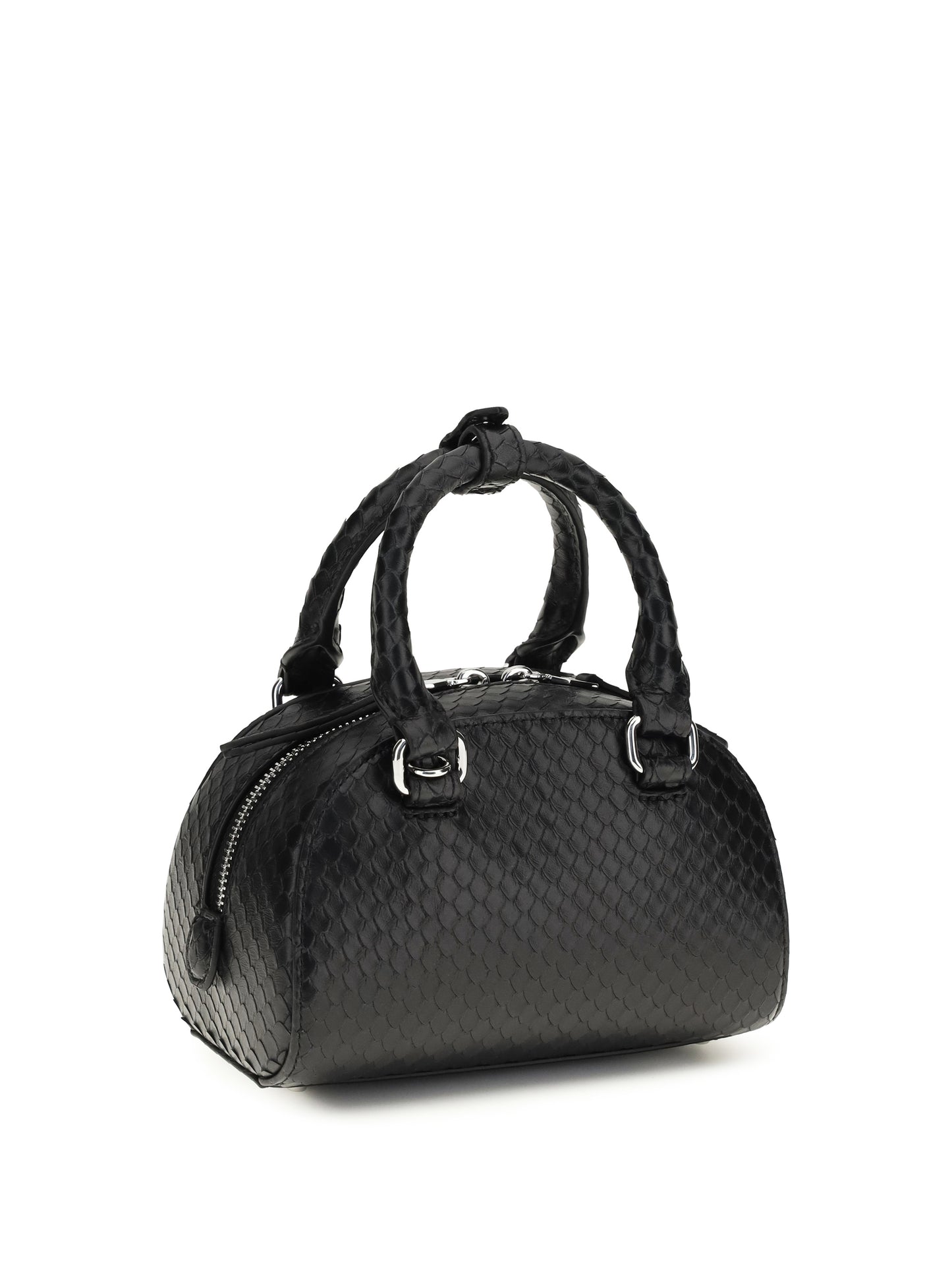Handbag 1DR Dome Black Leather