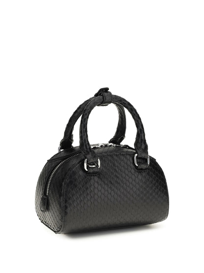Handbag 1DR Dome Black Leather