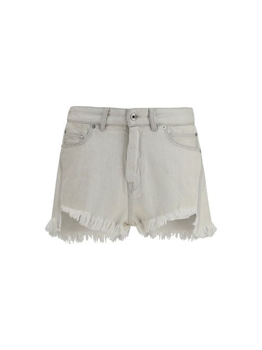 Shorts Temple Bias Cutoffs Milk Denim