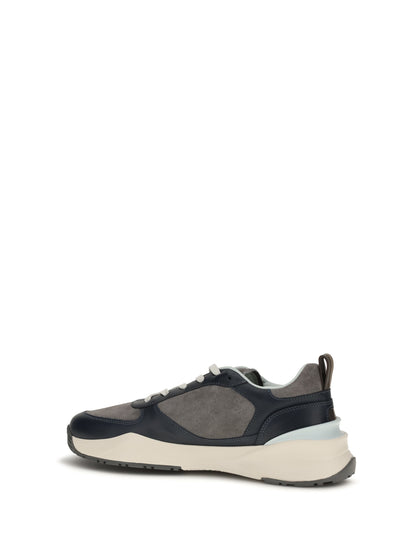 Trainers Calf Leather Blueberry/Ash/Mint