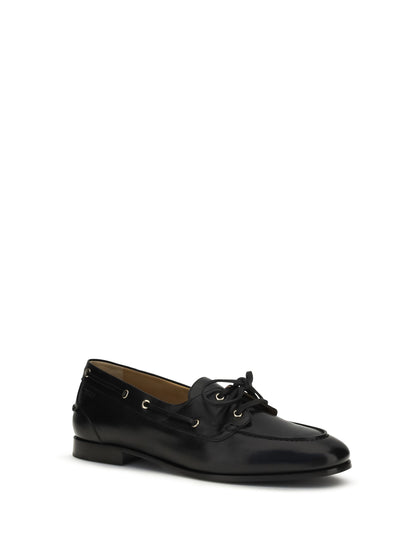 Leather Loafers Plume Black